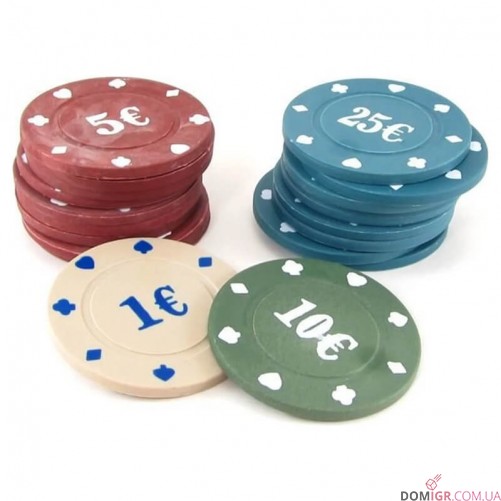 Покерный набор на 100 фишек - жестяная коробка