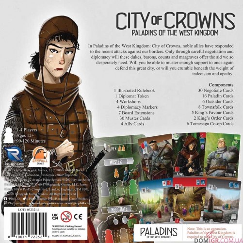 Paladins of the West Kingdom: City of Crowns