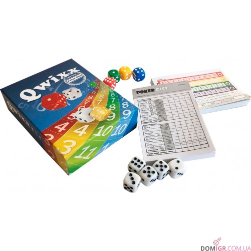 Qwixx + Poker Dice