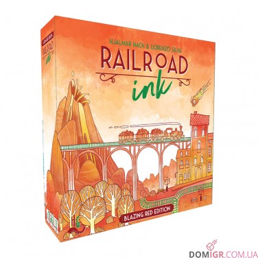Купити Railroad Ink: Blazing Red Edition Railroad Ink: Blazing Red Edition