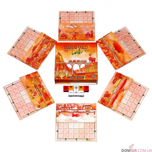 Railroad Ink: Blazing Red Edition