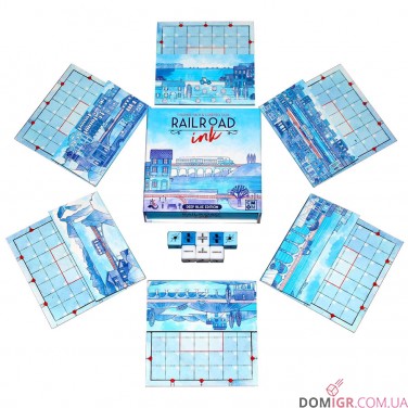 Railroad Ink: Deep Blue Edition