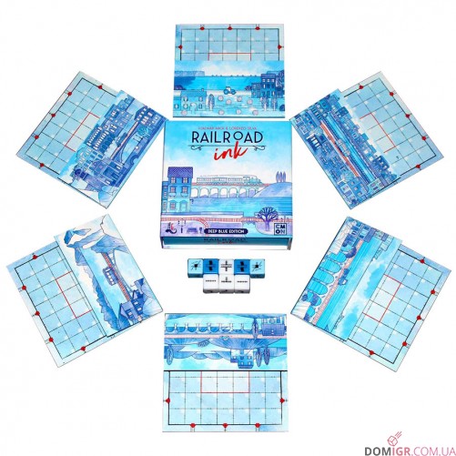 Railroad Ink: Deep Blue Edition