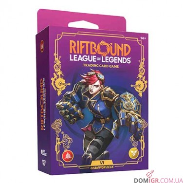 Купити Riftbound: League of Legends TCG — Unleashed Champion Deck Vi Riftbound: League of Legends TCG — Unleashed Champion Deck Vi