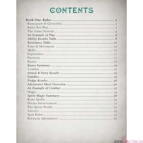 Runequest RPG — Starter Set