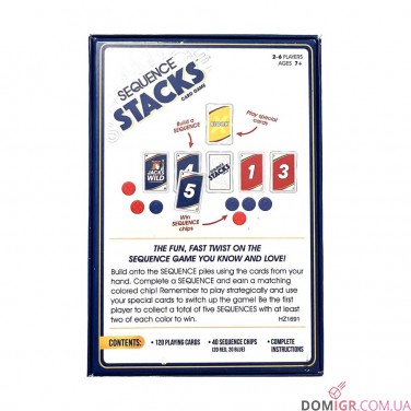 Sequence Stacks Card Game (Англ/Укр)
