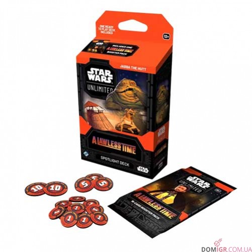 Star Wars: Unlimited TCG — A Lawless Time Spotlight Deck. Jabba the Hutt