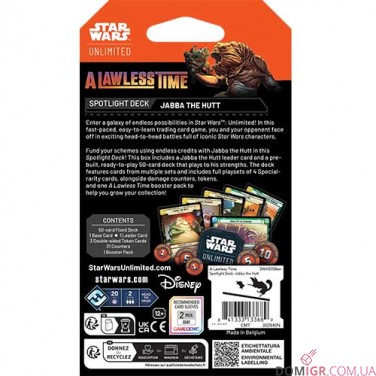 Star Wars: Unlimited TCG — A Lawless Time Spotlight Deck. Jabba the Hutt