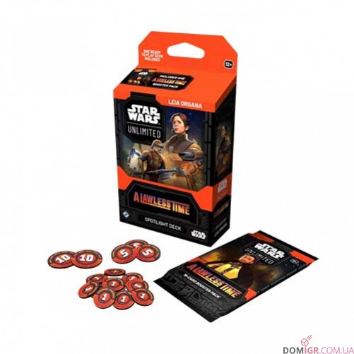 Star Wars: Unlimited TCG — A Lawless Time Spotlight Deck. Leia Organa