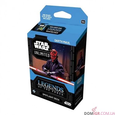Купить Star Wars: Unlimited TCG — Legends of the Force Spotlight Deck. Darth Maul Star Wars: Unlimited TCG — Legends of the Force Spotlight Deck. Darth Maul