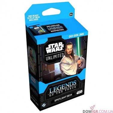 Star Wars: Unlimited TCG — Legends of the Force Spotlight Deck. Qui-Gon Jinn