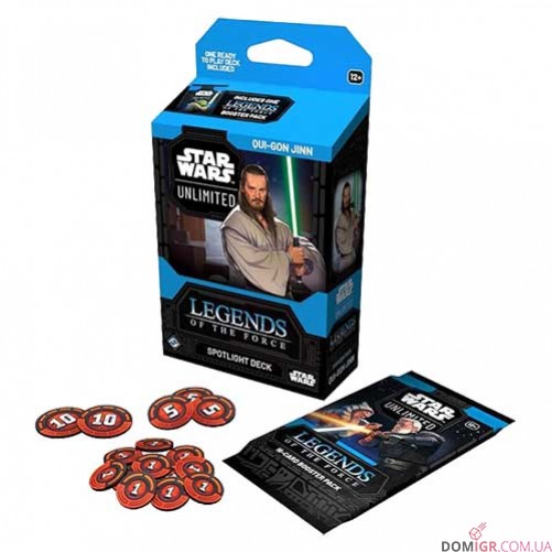 Star Wars: Unlimited TCG — Legends of the Force Spotlight Deck. Qui-Gon Jinn