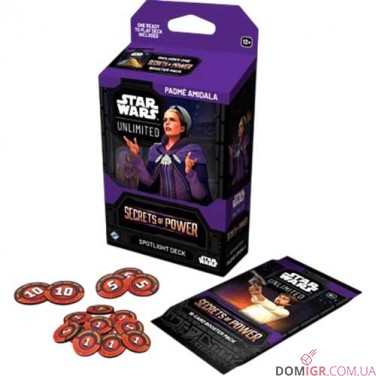 Star Wars: Unlimited TCG — Secrets of Power Spotlight Deck. Padme Amidala