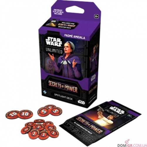 Star Wars: Unlimited TCG — Secrets of Power Spotlight Deck. Padme Amidala