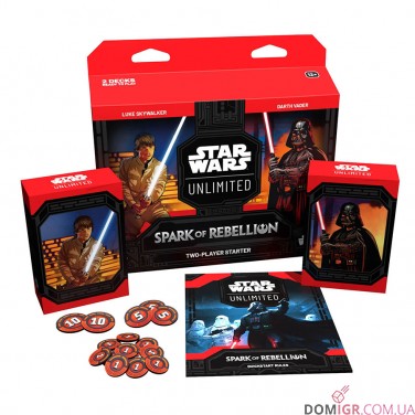 Star Wars: Unlimited TCG — Spark of Rebellion. Two-Player Starter Set