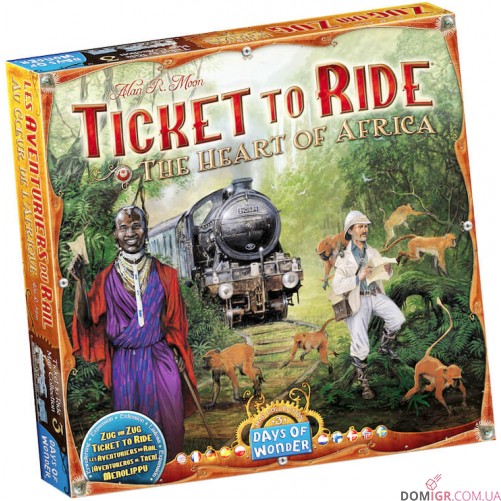 Ticket to Ride Map Collection 3: The Heart of Africa