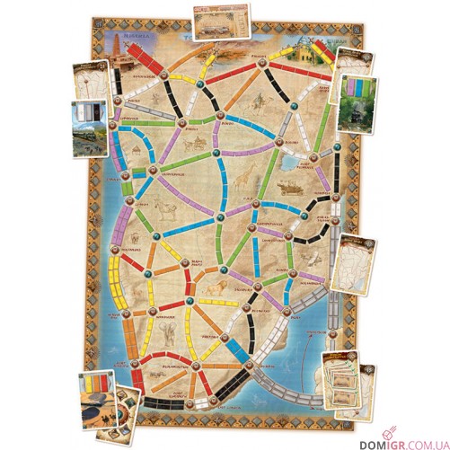 Ticket to Ride Map Collection 3: The Heart of Africa