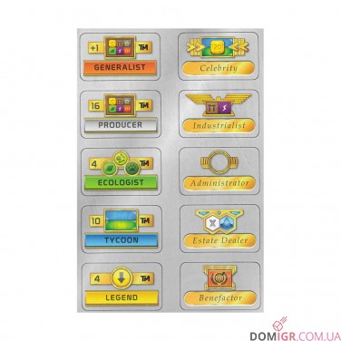 Terraforming Mars: Milestones & Awards