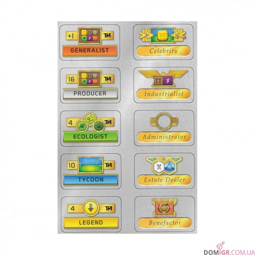 Terraforming Mars: Milestones & Awards