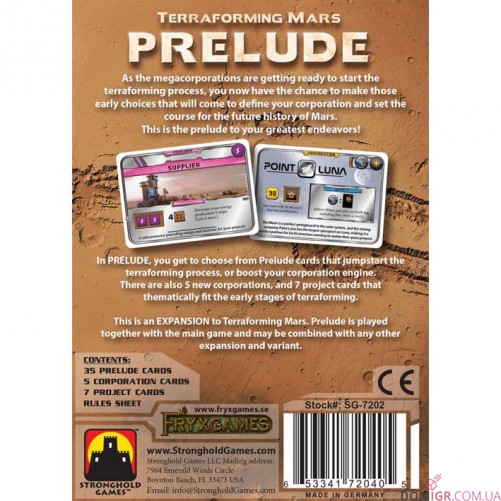 Terraforming Mars: Prelude