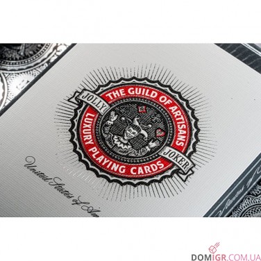 Гральні карти Theory 11 —  Artisan Silver Edition