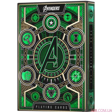 Купить Игральные карты Theory 11 — Avengers (green) Игральные карты Theory 11 — Avengers (green)
