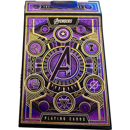 Игральные карты Theory 11 — Avengers (purple)