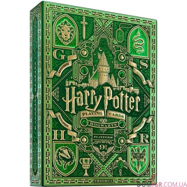 Игральные карты Theory 11 — Harry Potter deck: Green (Slytherin)