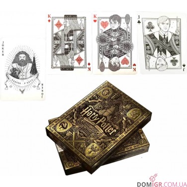 Игральные карты Theory 11 — Harry Potter deck: Yellow (HufflePuff)