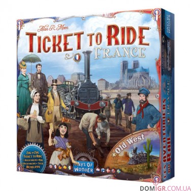 Ticket to Ride Map Collection 6: France & Old West