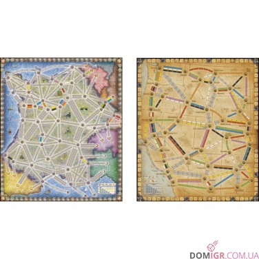 Ticket to Ride Map Collection 6: France & Old West