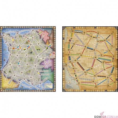 Ticket to Ride Map Collection 6: France & Old West