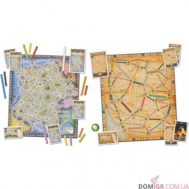 Ticket to Ride Map Collection 6: France & Old West