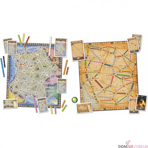 Ticket to Ride Map Collection 6: France & Old West