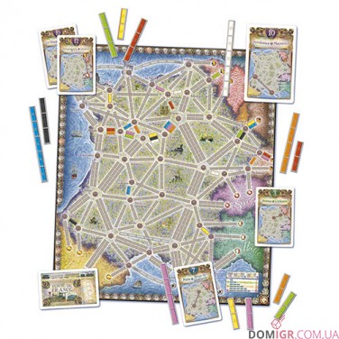 Ticket to Ride Map Collection 6: France & Old West
