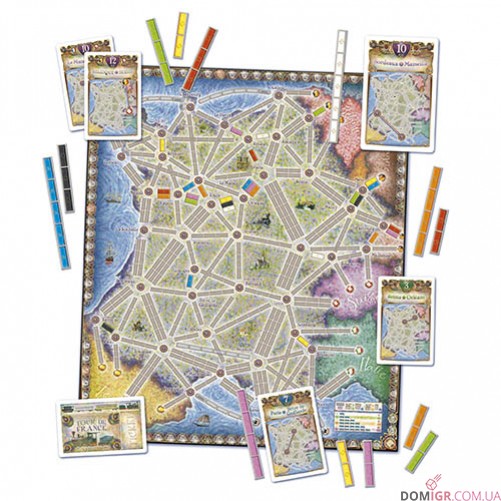 Ticket to Ride Map Collection 6: France & Old West