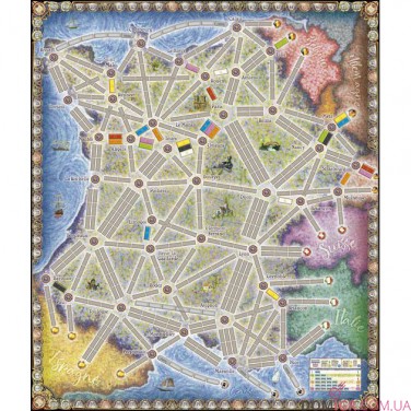 Ticket to Ride Map Collection 6: France & Old West
