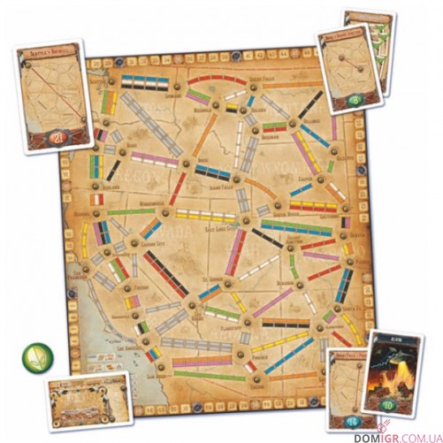 Ticket to Ride Map Collection 6: France & Old West