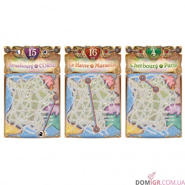 Ticket to Ride Map Collection 6: France & Old West