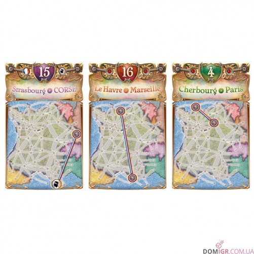 Ticket to Ride Map Collection 6: France & Old West