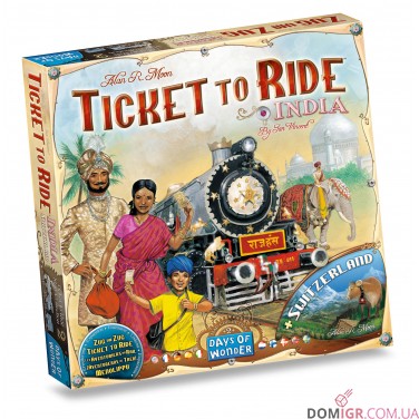 Купить Ticket to Ride Map Collection 2: India & Switzerland Ticket to Ride Map Collection 2: India & Switzerland