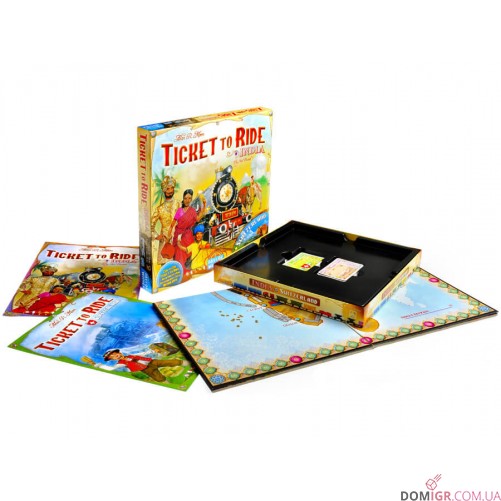Ticket to Ride Map Collection 2: India & Switzerland