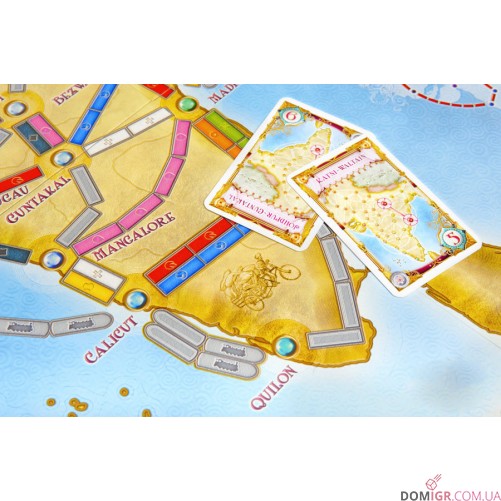 Ticket to Ride Map Collection 2: India & Switzerland