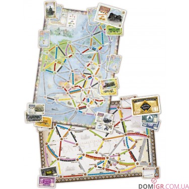 Ticket to Ride Map Collection 5: United Kingdom & Pennsylvania