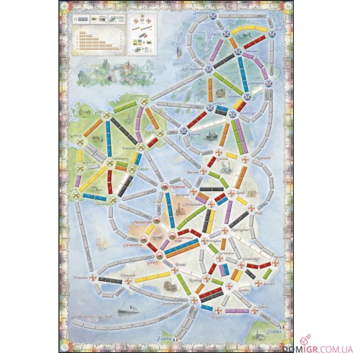 Ticket to Ride Map Collection 5: United Kingdom & Pennsylvania