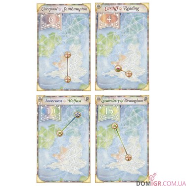 Ticket to Ride Map Collection 5: United Kingdom & Pennsylvania