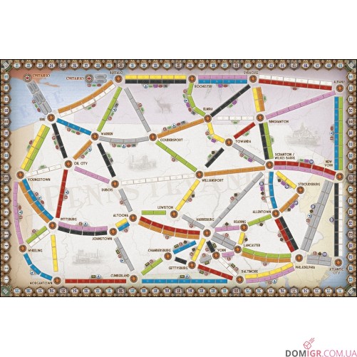 Ticket to Ride Map Collection 5: United Kingdom & Pennsylvania