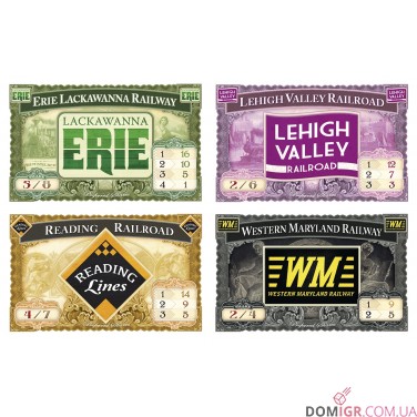 Ticket to Ride Map Collection 5: United Kingdom & Pennsylvania