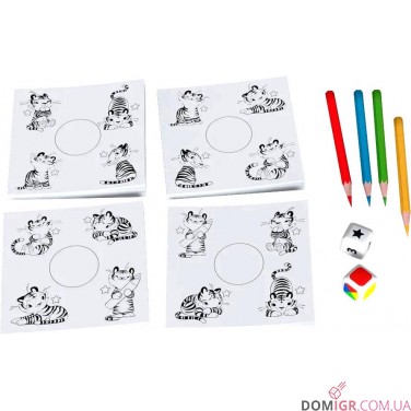 Тигренята з олівцями