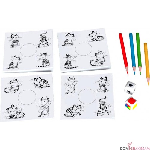 Тигренята з олівцями